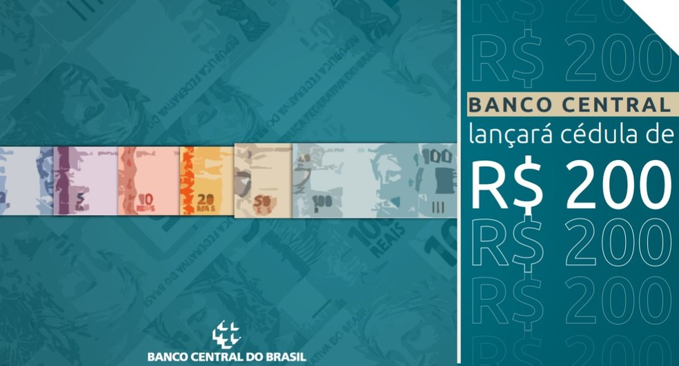 Presentation image made by the Central Bank Administration director, Carolina de Assis Barros, about the new R $ 200 note - Photo: Reproduction / Central Bank